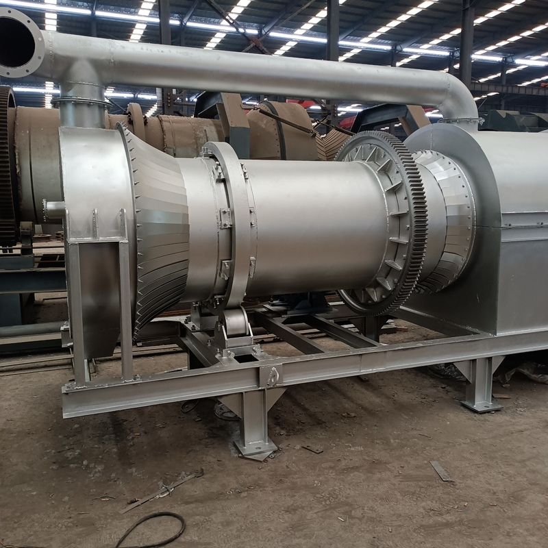 150 - AC380Vの力および2の200kg/H回転式横の炉- 3rpm回転速度