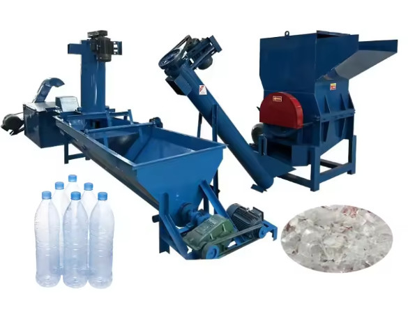 廃棄物 プラスチックのPp Pe ペット プラスチックのボトル 洗濯 ポリエステル ステープルファイバーのリサイクルマシン