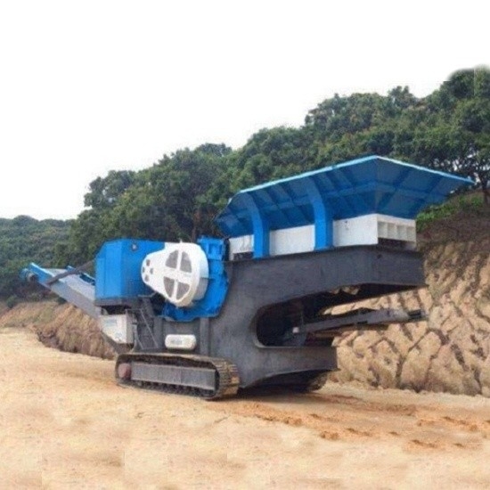 鉱山のために取付けられるクローラー タイプ移動式顎粉砕機の植物の車輪